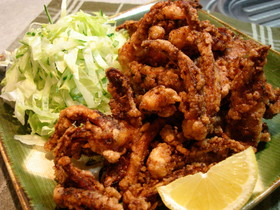 うちの☆イカげそ揚げ